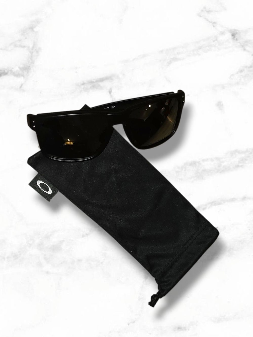 Oakley Holbrook Polarized Sunglasses Black OO9102 57-18